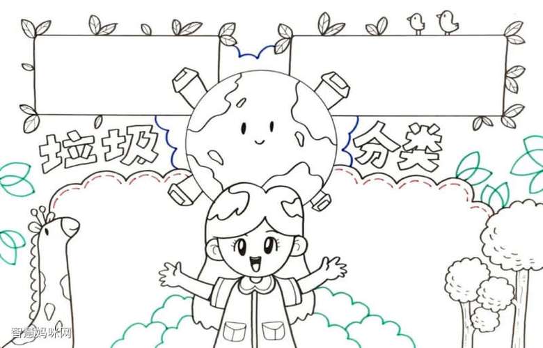 垃圾分类手抄报一等奖