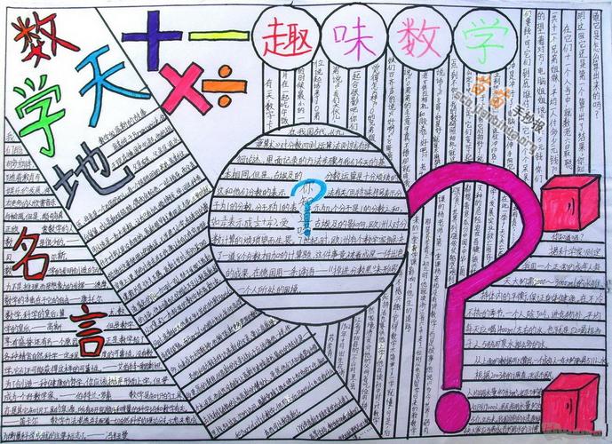 数学天地手抄报 数学天地手抄报的字怎么写