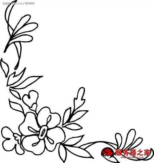 的花的最漂亮的能画出来的简约的手抄报花边装饰有哪些手抄报花边简画