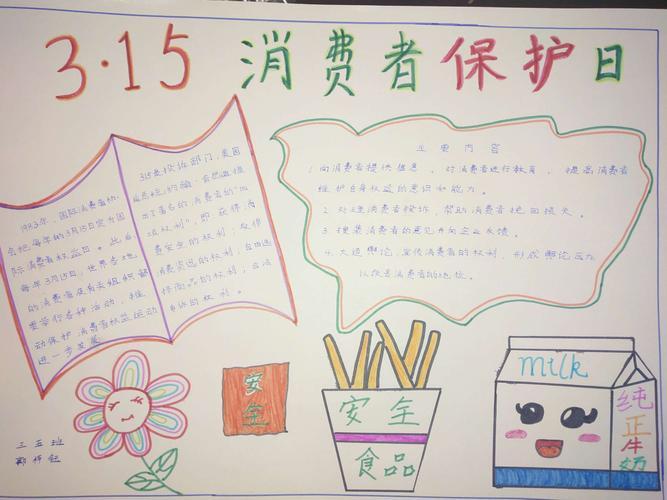 15 维护消费权向阳小学3.15系列活动之手抄报展