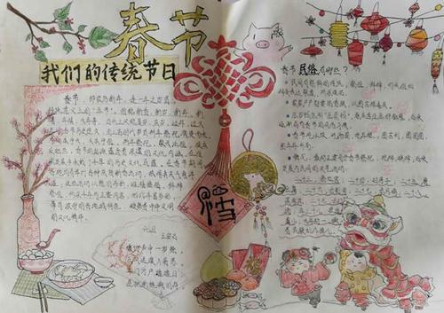 另一个传统节日春节手抄报传统节日手抄报