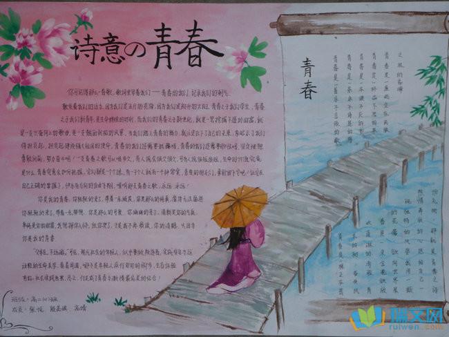 青春奋斗梦想励志手抄报图片大全