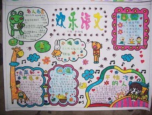 百度一下二年级我爱语文手抄报我爱语文手抄报