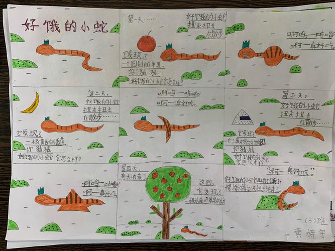 走进绘本 描绘故事 佛冈县石角镇中心小学语文课题一年级手抄报