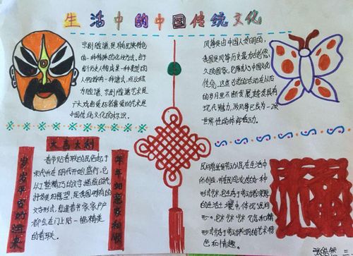 好看的传统文化手抄报图片 传统节日 综合系列手抄报