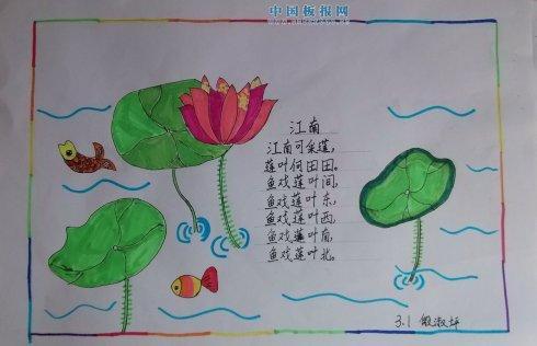 新时代小学生画简单画字少手抄报新时代手抄报