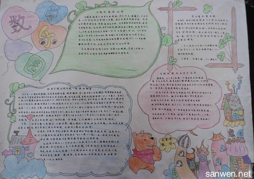 六年级上册数学手抄报