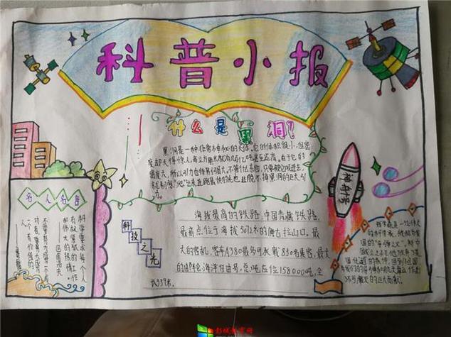 科普知识办一张手抄报科普知识手抄报