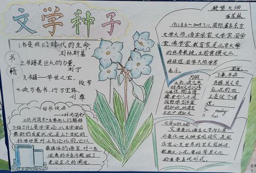 文海拾贝简单手抄报诗海拾贝手抄报