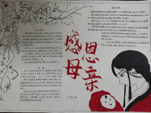 2024年上学期第三刊 感恩母亲 手抄报评比情况