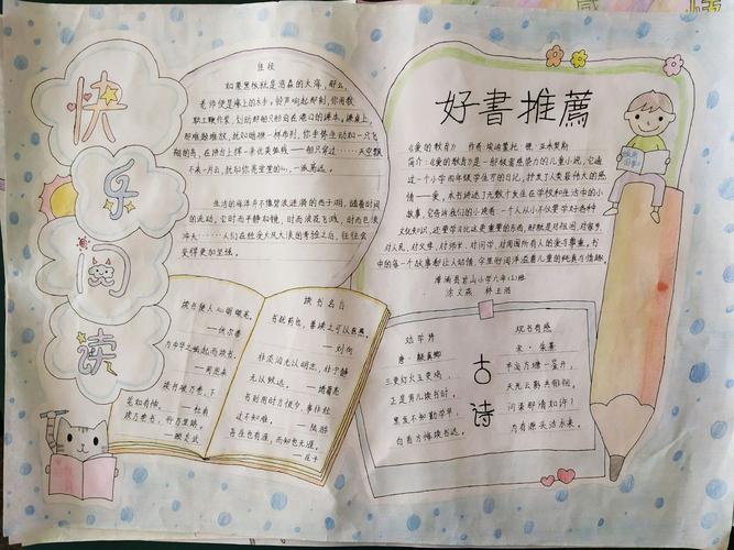 漳浦县赤土中心学校 阅读伴我成长 手抄报评比活动
