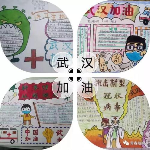 凝心聚力共助疫情手抄报手抄报简单又漂亮