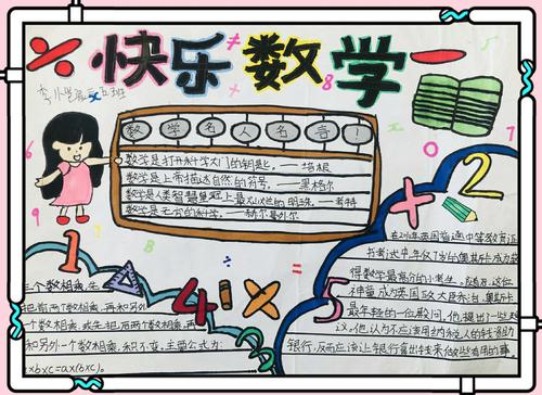 智慧与活动相伴 记南昌三中高新校区一部三年级数学手抄报活动