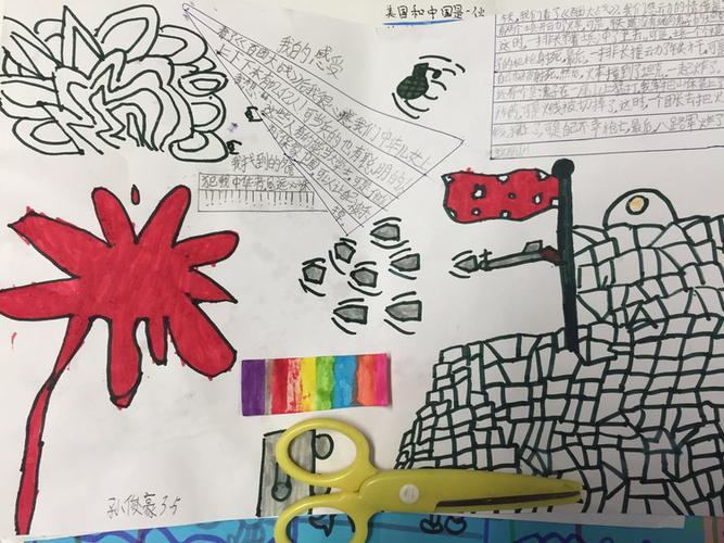 第一次原子爆炸手抄报安全第一手抄报