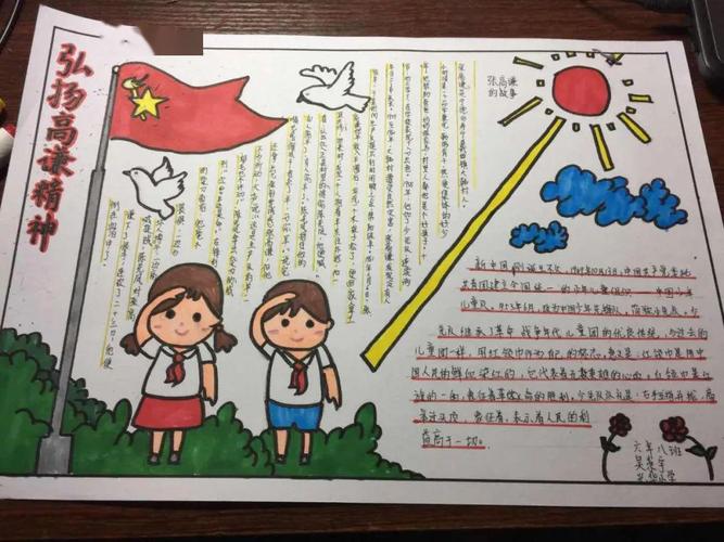 霞浦民族小学学生手抄报都是当代青少年对张高谦精神的理解每一钢字 霞浦民族小学学生手抄报都是当代青少年对张高谦精神的理解每一钢字