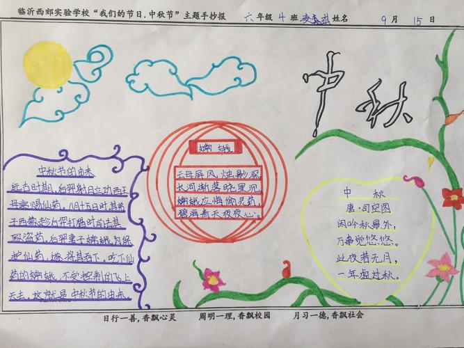 小学生中秋手抄报图片大全