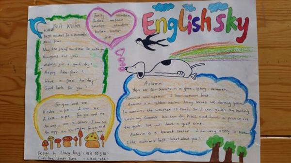 小学生简单的英语手抄报 英语内容