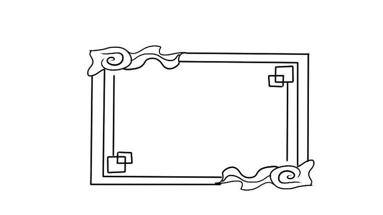 古风边框简笔画简单又漂亮古风边框简笔画教程头像大全古风手抄报边框