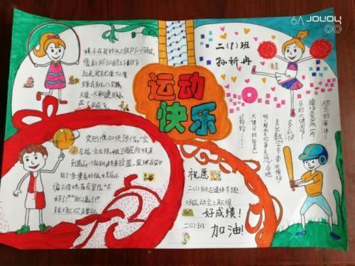 善运动勤健体的手抄报运动手抄报