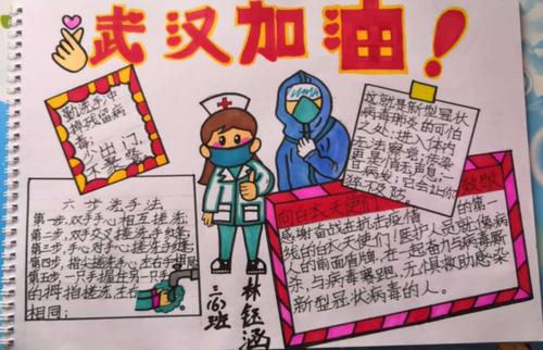 面对疫情 我们在行动 河源市第二小学学生作品展之手抄报欣赏