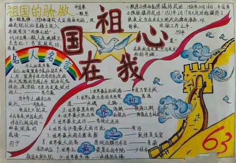 爱国手抄报简单又漂亮