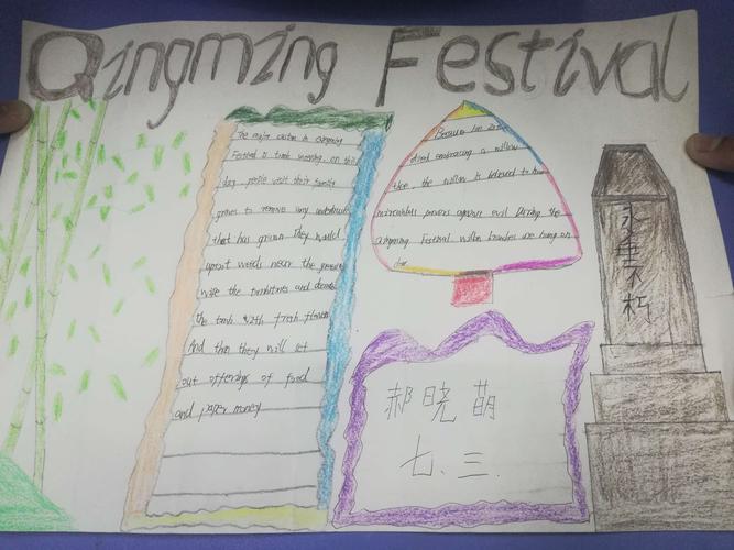 清明节英文手抄报