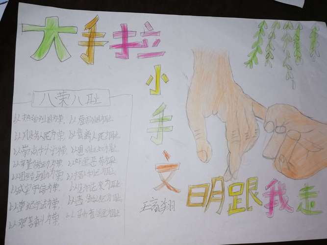 王辛庄小学 大手牵小手 晒晒我家文明事 手抄报展 王辛庄小学 大手牵小手 晒晒我家文明事 手抄报展