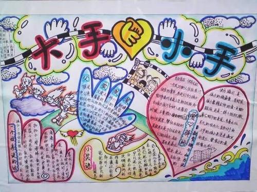 幼儿园过年了手抄报
