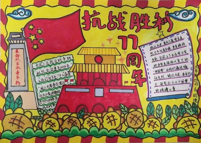 抗战胜利77周年纪念日手抄报内容