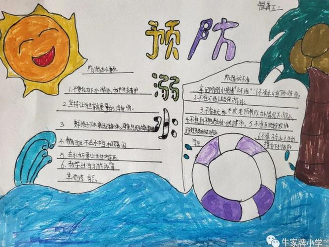 预防溺水手抄报六不准