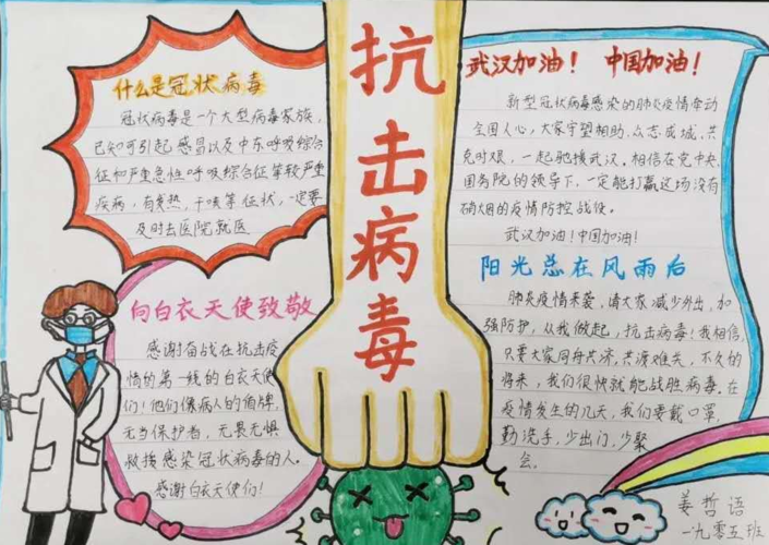 汇聚中国力量传承抗疫精神手抄报