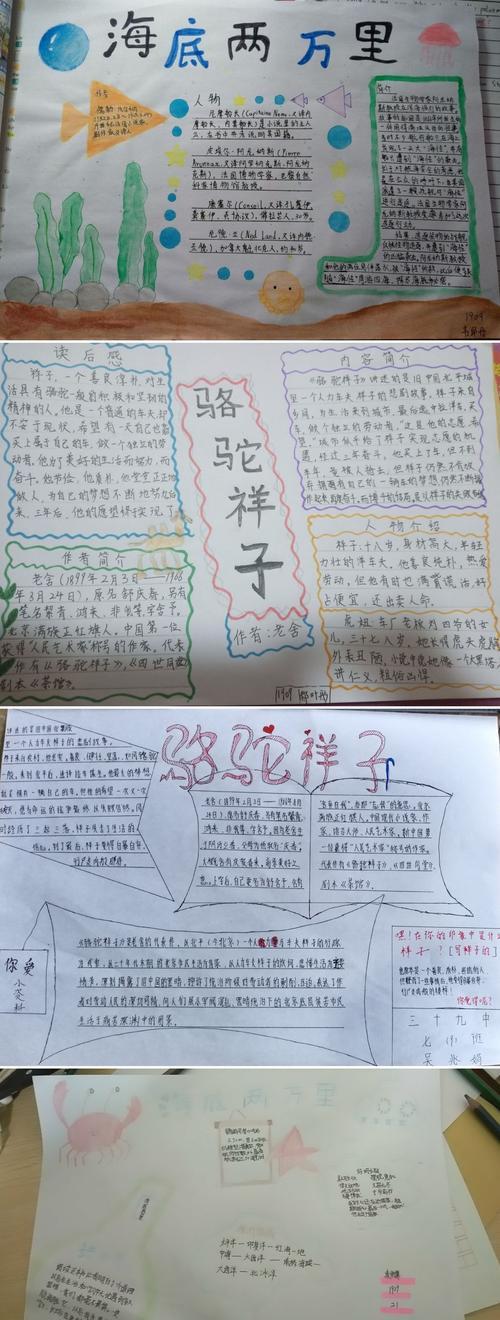 读名著绘经典《走进古典名著》手抄报读名著绘经典《走进古典名著》手