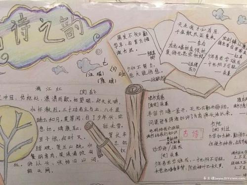 关于诗歌鉴赏的手抄报诗歌手抄报