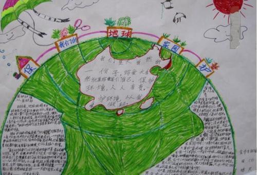 绿色出行山河大川手抄报 文明出行手抄报