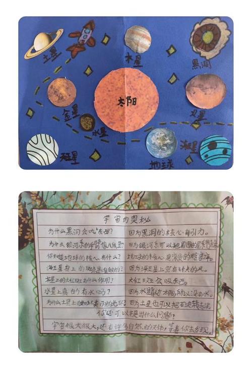的秘密手抄报图片大全科技手抄报内容怎么写酷知经验网九大行星的秘密