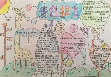 关于三年级家庭责任方面的手抄报安全方面的手抄报