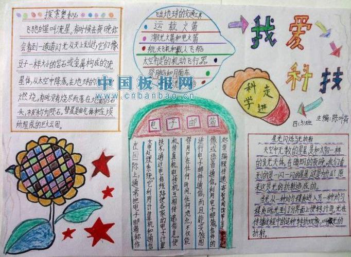 科技天堂手抄报作品荟萃