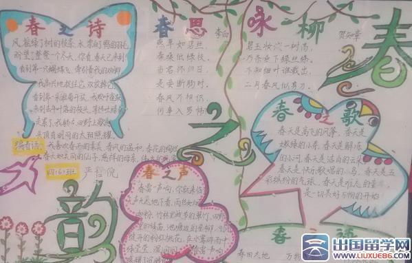 春天的手抄报内容