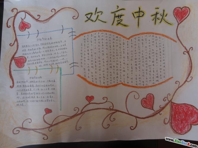 中秋节手抄报大全 中秋节手抄报 中小学生手抄报 中小学生手抄报模板