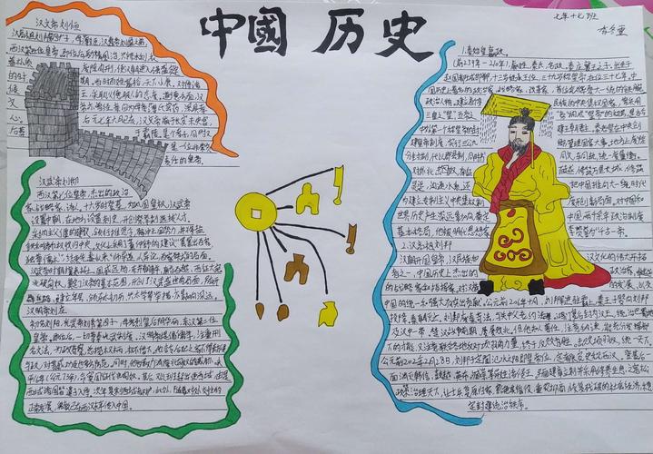科尔沁实验初中七年17班历史手抄报第二期