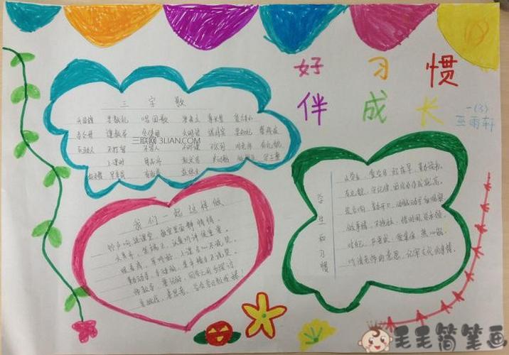 养成好习惯手抄报好习惯儿童手抄报
