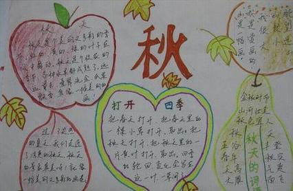 一年级苹果文化手抄报一年级手抄报