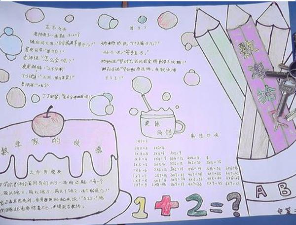 六年级上册数学第八单元手抄报 四年级上册手抄报-