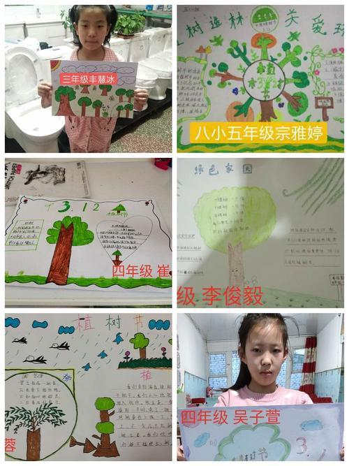 阳春布德泽 万物生光辉山阴八小学生手抄报展示