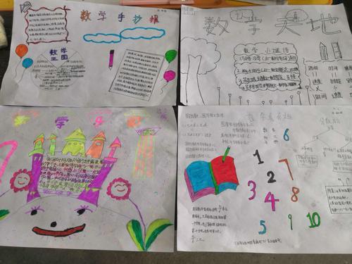 小学六年级学生数学手抄报展示 写美篇 兴趣是学生最好的启蒙老师