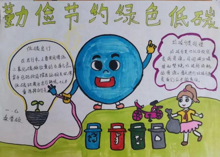 节能减排我参与手抄报 节能减排我参与手抄报