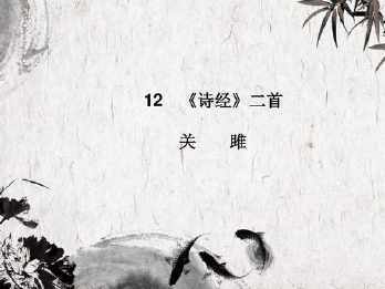 关雎从某个角度画一篇手抄报手抄报版面设计图
