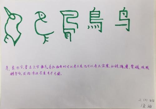 象形字的演变的手抄报汉字的手抄报