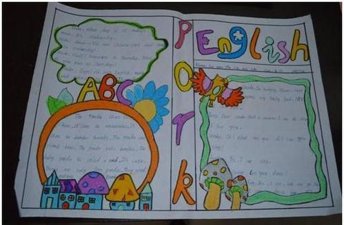 五上英语名词手抄报 五上英语手抄报