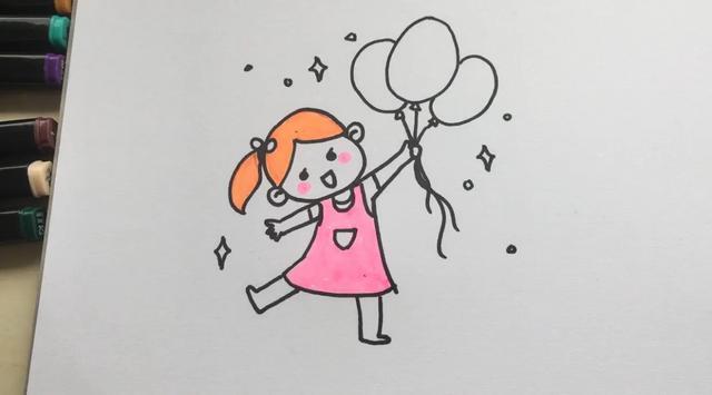 小女孩画法简单实用的图文教程大家在绘制手抄报黑板报过程中都需要用